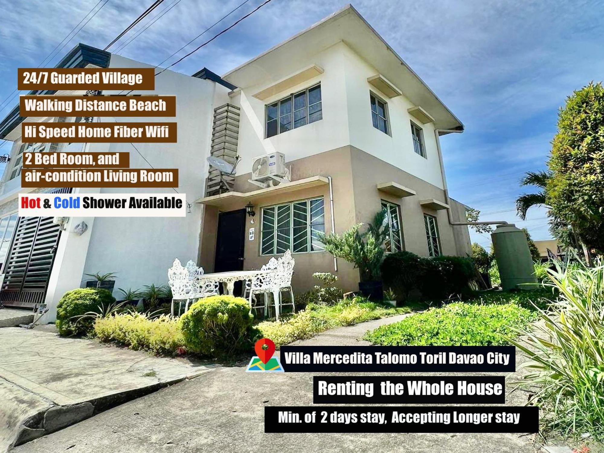 Beach Resorts Walking Distance To The Town House Davao Stadt Exterior foto